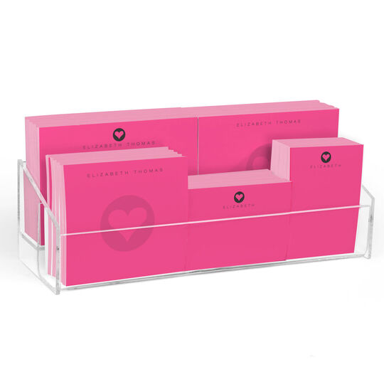 Pink Petite Heart Post-it® Ensemble